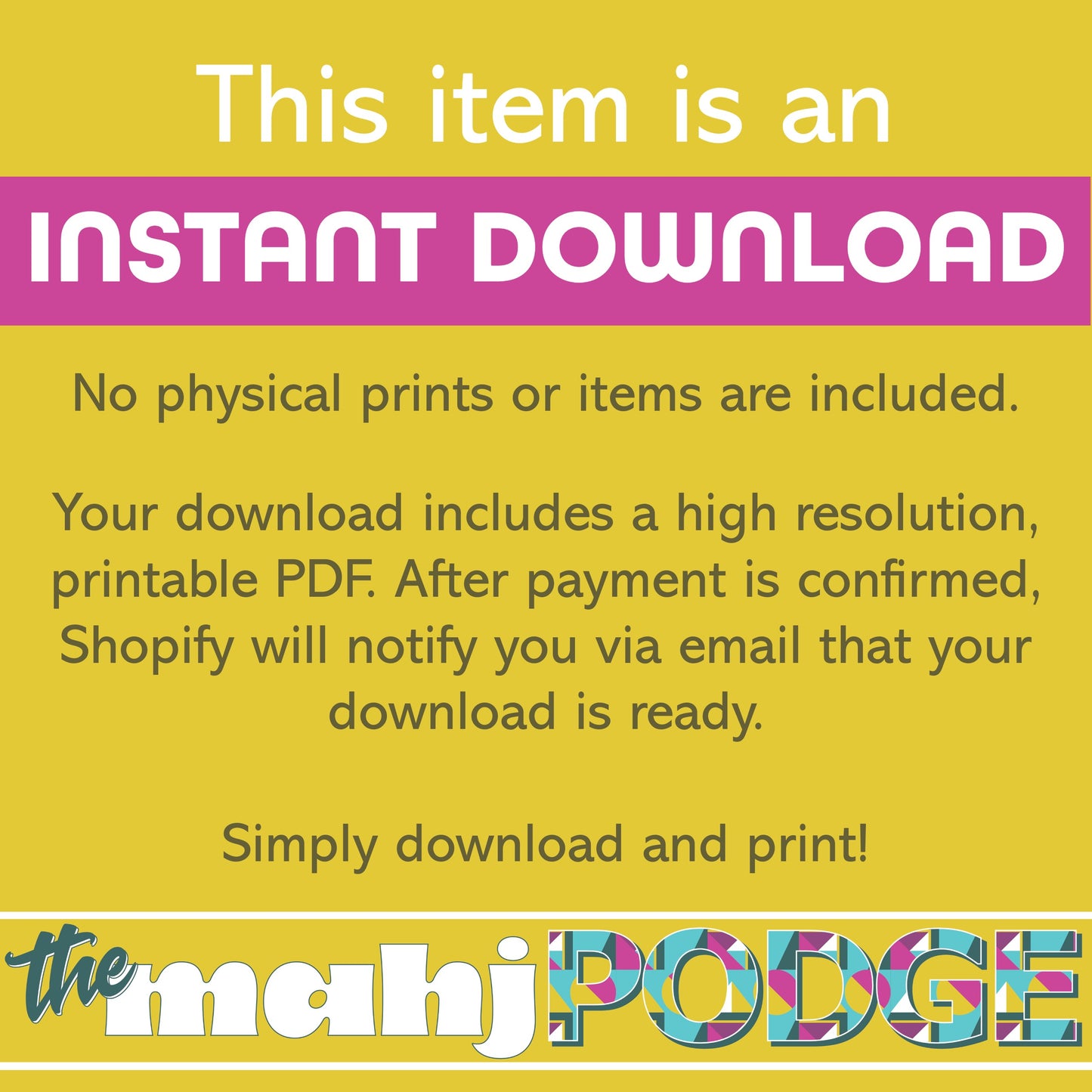 2025 Mahjong Hands Mini Guide - Print at Home!